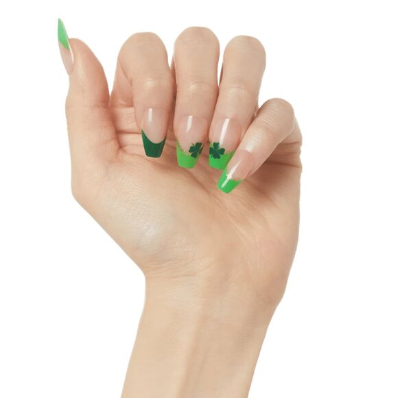 KISS Voguish Fantasy ST. PATRICK'S DAY Medium Length Nails - Aura - Picture 2 of 4